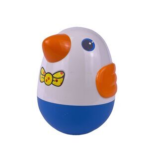 VTG Playskool Chime BellsPenguin Bird Roly PolyWeeble Duck Baby Toddler Toy